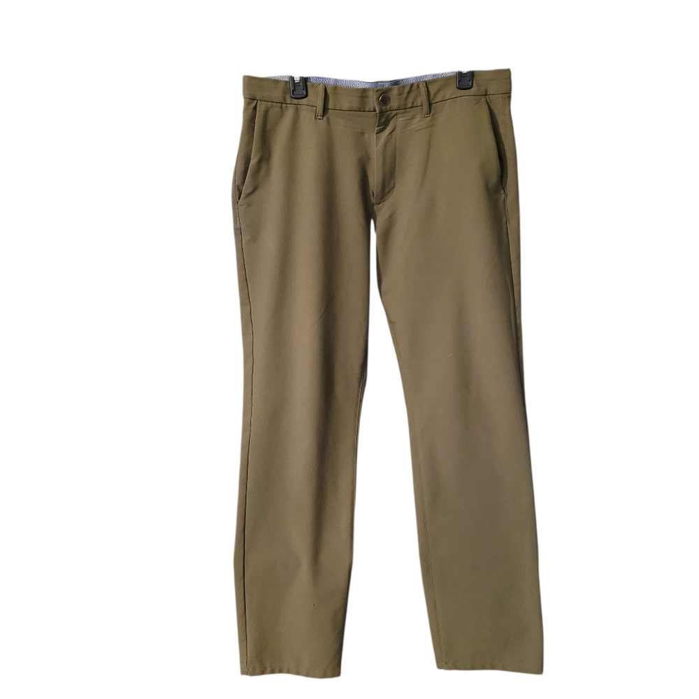 Bonobos mens olive green golf pants - 33 X 30.         N50